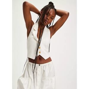 Free People desk to dinner halter vest - size medium